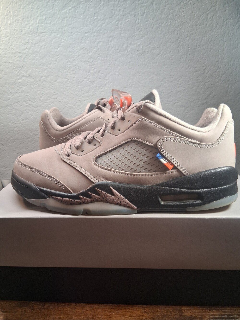 Jordan Air Jordan 5 Retro Low Box(2022)- Pumice/Game Royal/Black